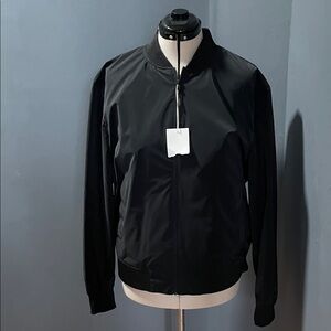 Zara Classic Black Bomber Jacket Size-XL NWT